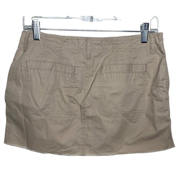 Old Navy Khaki Studded Mini Skirt Womens 4 Casual Summer Fall - Picture 2 of 12